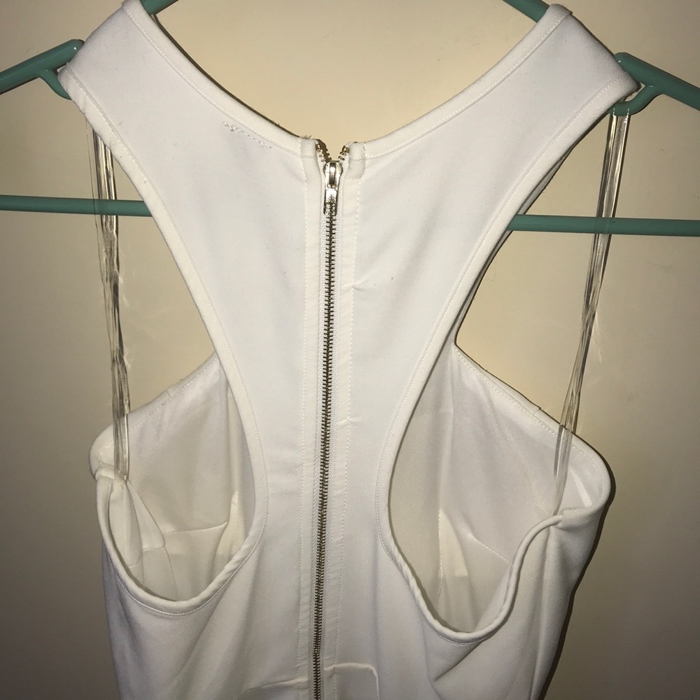 White Homecoming/Formal Dress - Picture 4 of 5